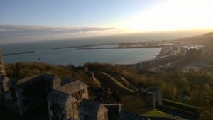 View from Dover castle