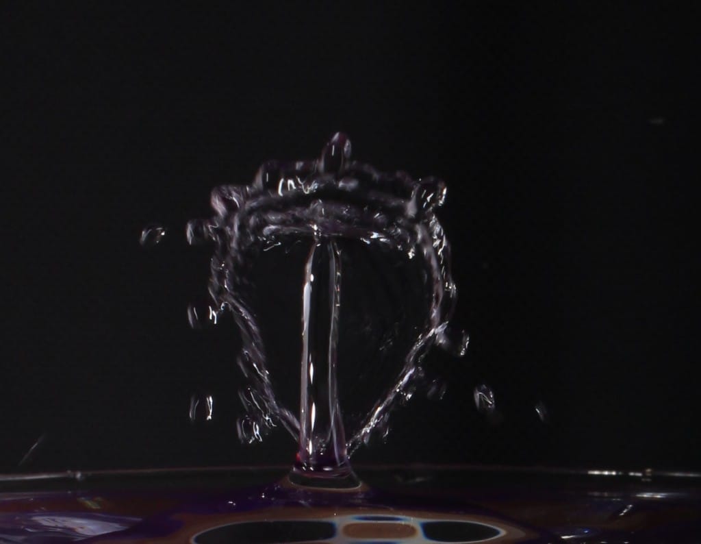 Water droplet photography Glossover
