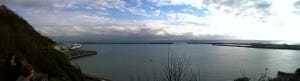 View from Dover castle