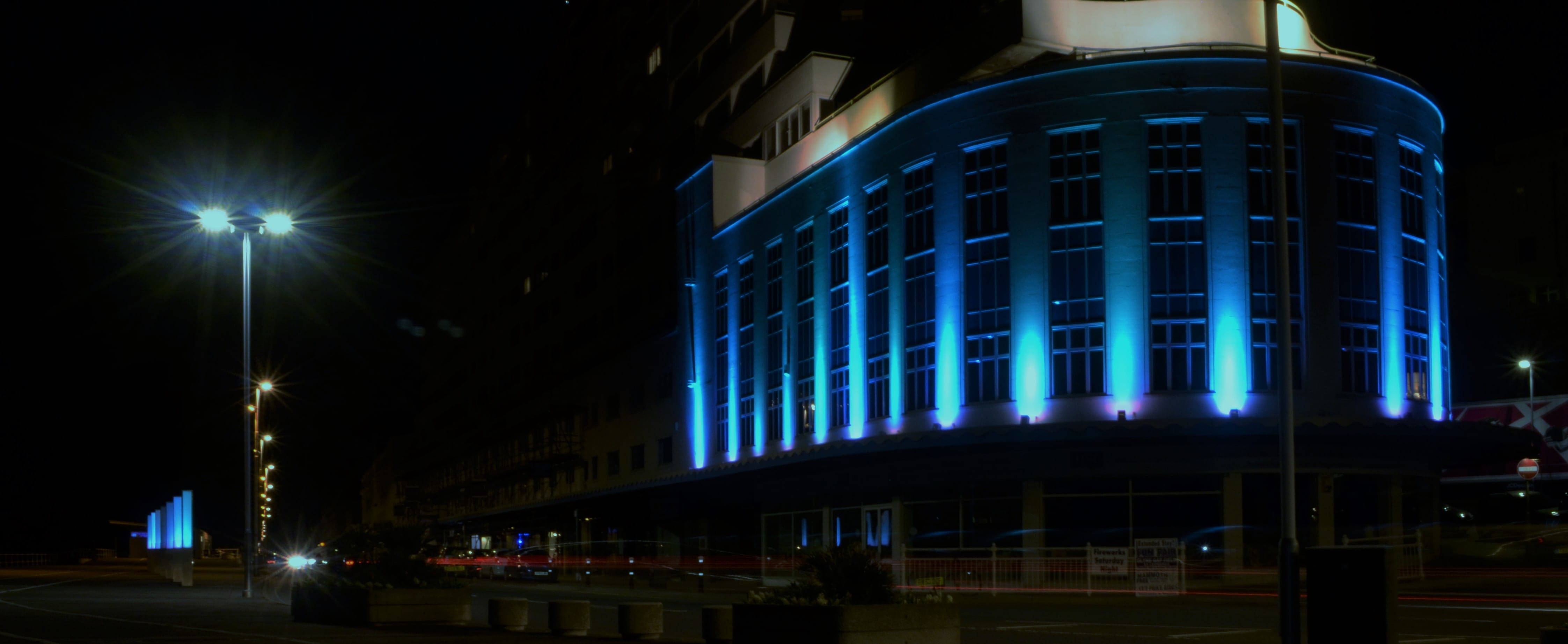 Hastings by night