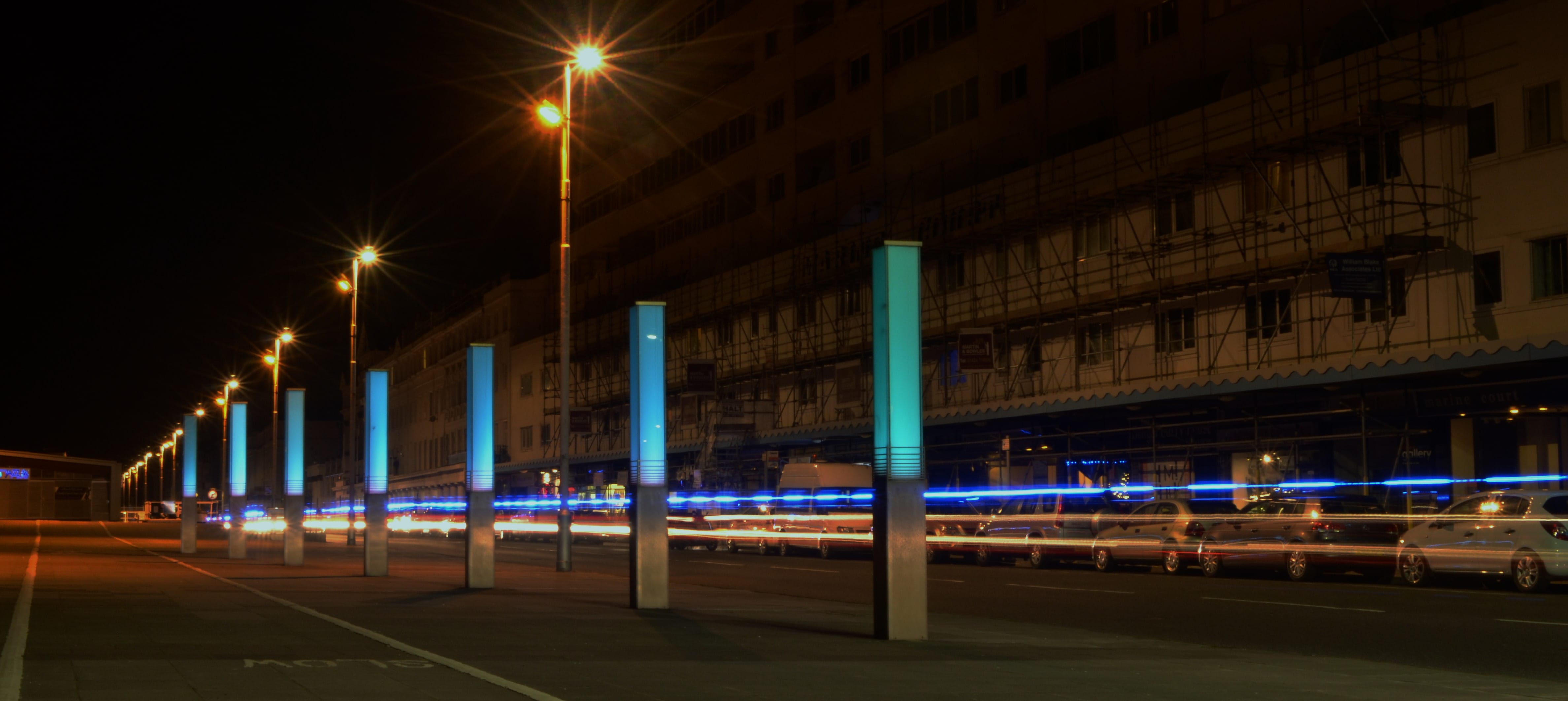 Hastings by night