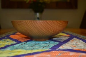 Wooden bowl