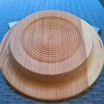 12in Ash Platter Bottom